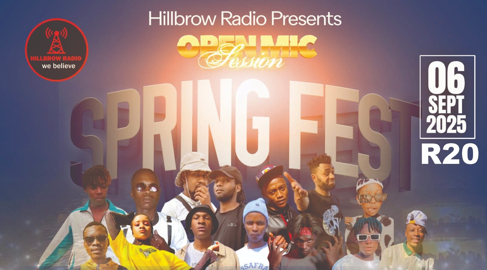Open Mic Spring Fest 2025 Poster