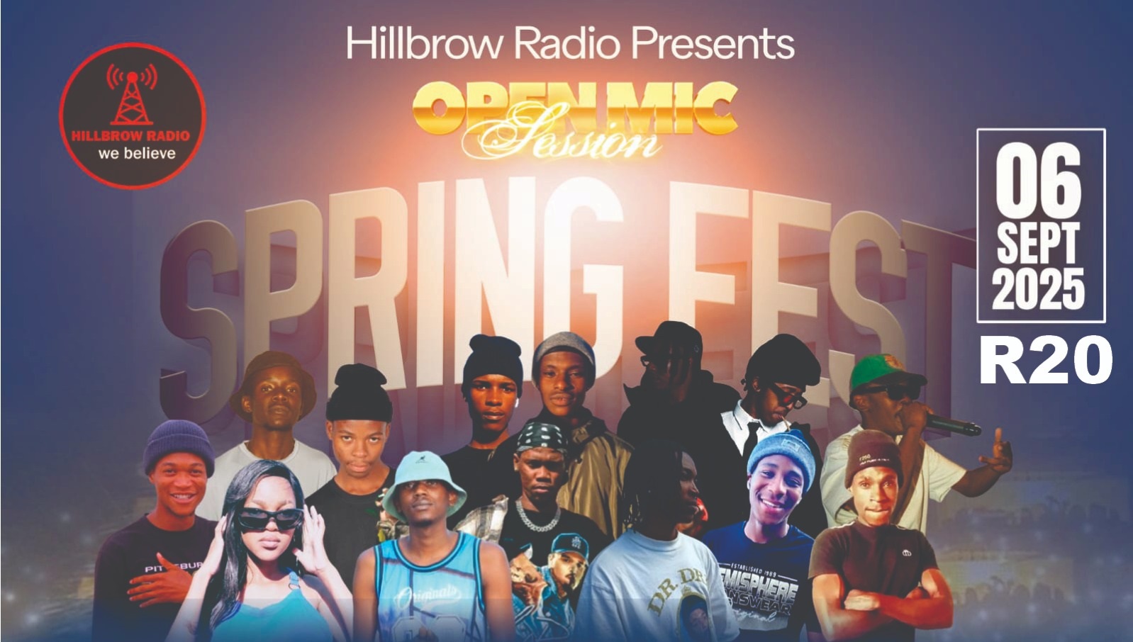 Open Mic Spring Fest 2025 Poster