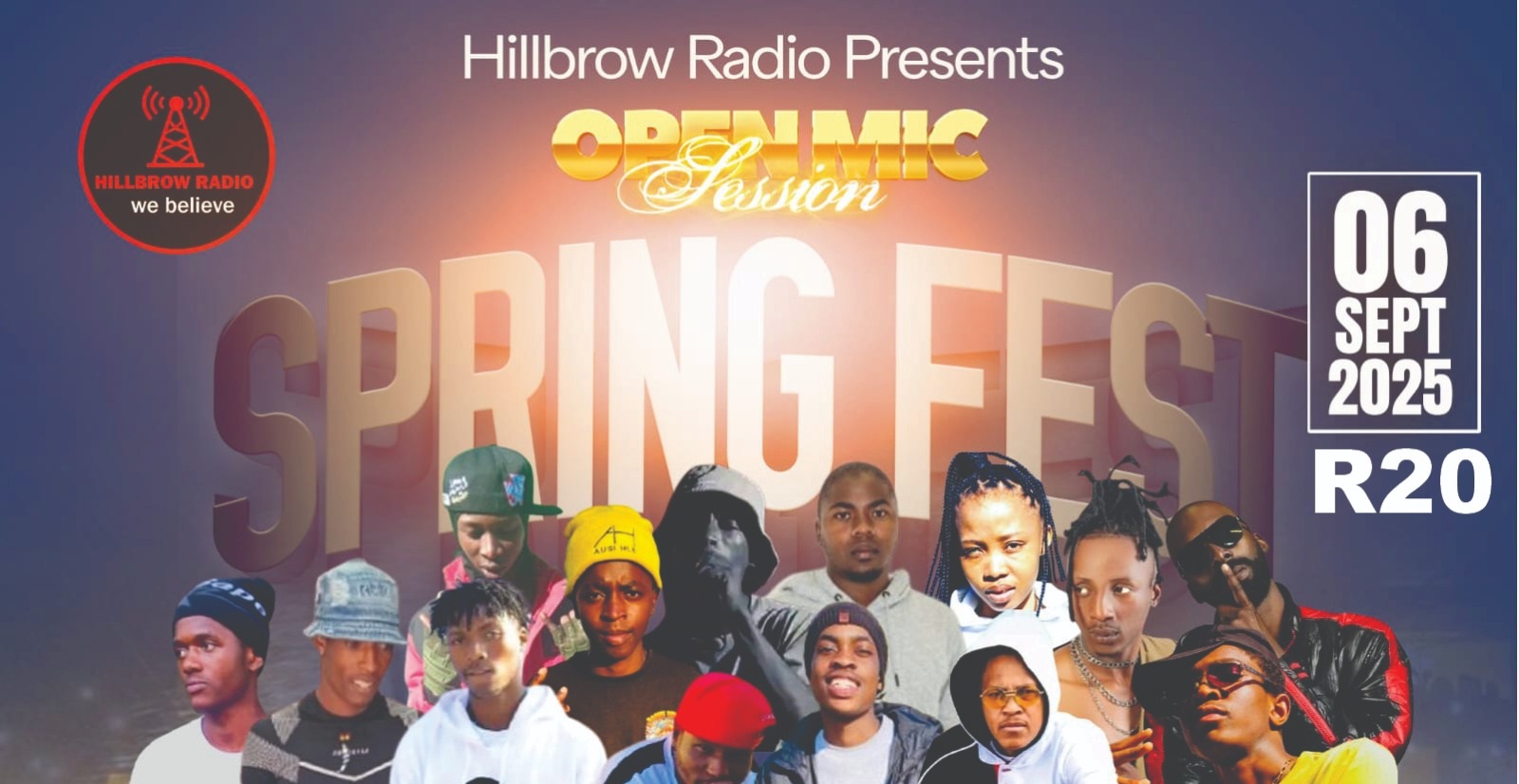 Open Mic Spring Fest 2025 Poster