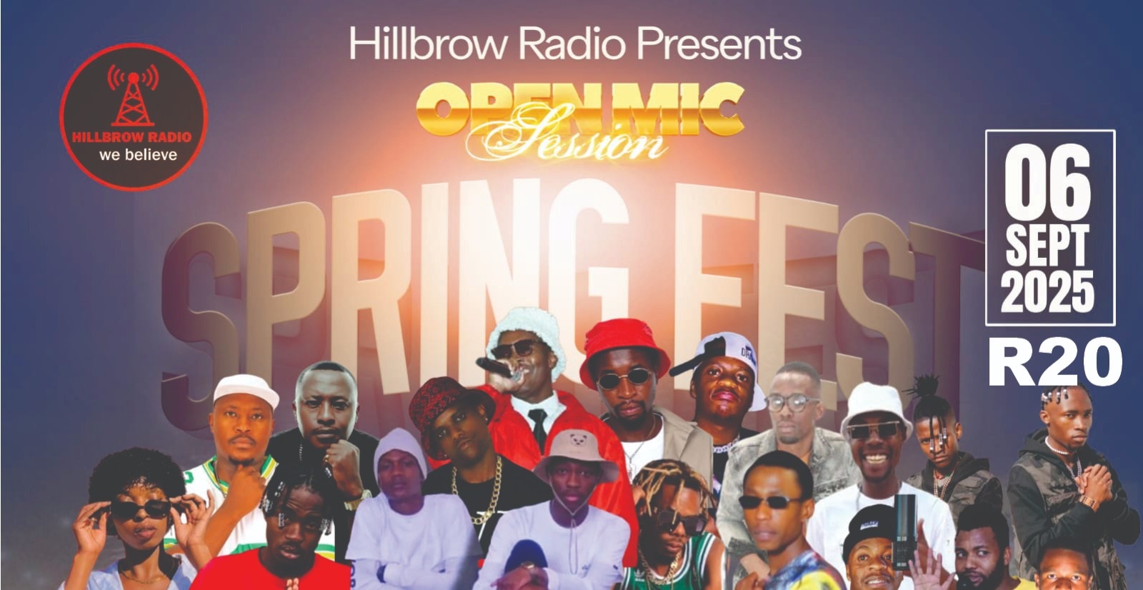 Open Mic Spring Fest 2025 Poster