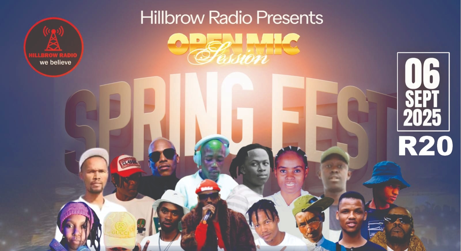 Open Mic Spring Fest 2025 Poster