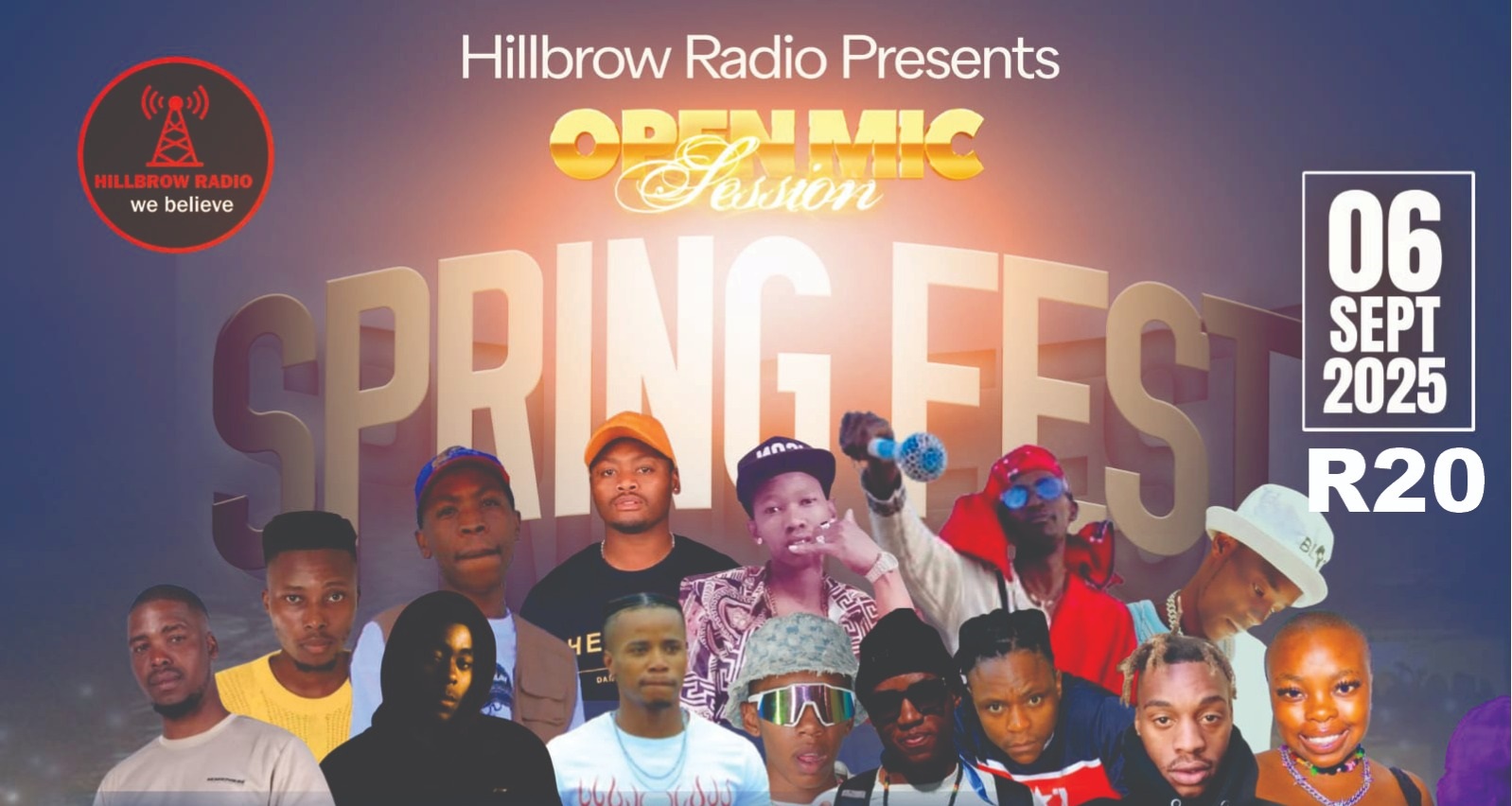Open Mic Spring Fest 2025 Poster